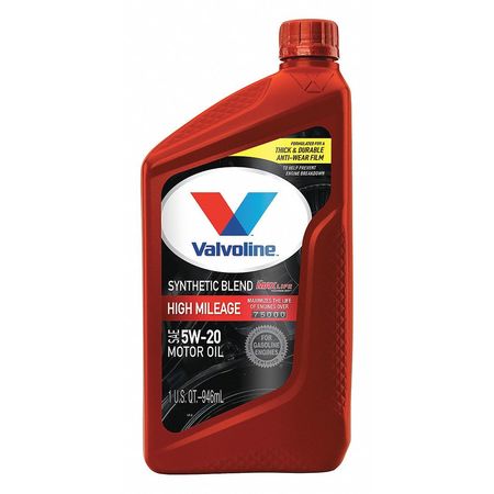 VALVOLINE Maxlife Engine Oil, Synthetic Blend, 5W-20, 1 Qt 609506