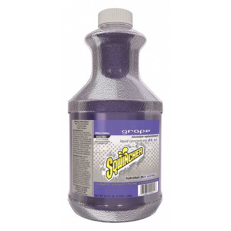 Sqwincher Sports Drink Mix, 64 oz., Liquid Concentrate, Regular, Grape 159030322