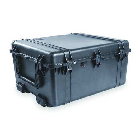 Pelican Black Protective Case, 33.43" L x 28.4" W x 17.65" D 1690