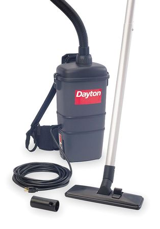 Dayton DAYTON 7 qt., 120V Backpack Vacuum Cleaner 1UG82