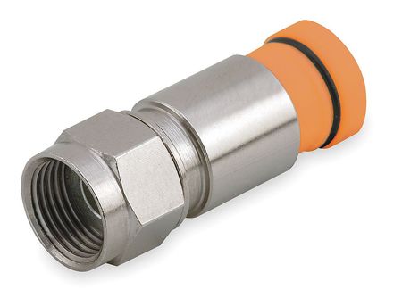 POWER FIRST Coaxial Connector, RG59, F Type, PK50 1UKD7