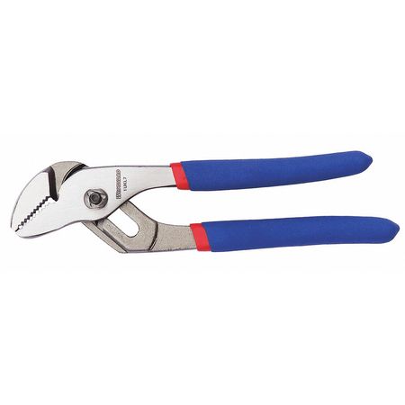WESTWARD 6 5/8 in Straight Jaw Tongue and Groove Plier, Serrated 1UKL7