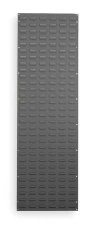 Akro-Mils Steel Louvered Panel, 18 in W x 5/16 in D x 61 in H, Gray 30118