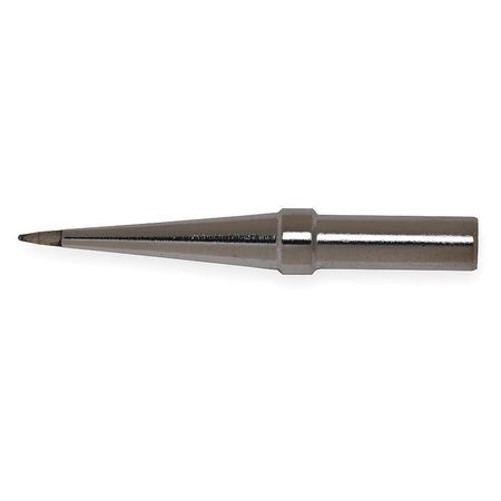 Weller Solder Tip, Long Conical, 0.015 In/0.4 mm TETS
