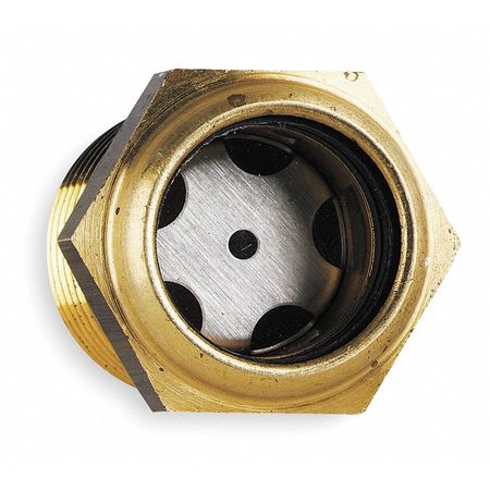 LDI INDUSTRIES Gage, Sight Plug, Lo PSI, Body: Solid Brass LSP151-08-01