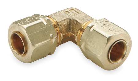 PARKER 5/16" Compression-Align Brass Union 90 Deg Elbow 10PK 165CA-5