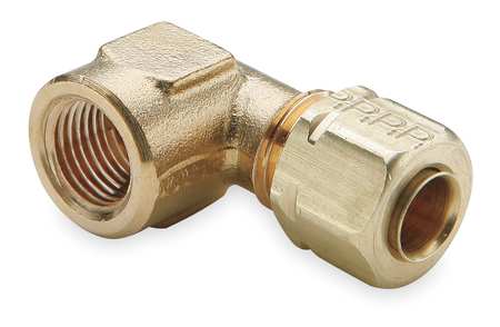 PARKER 1/4" A-LOK x FNPT Brass Elbow 4FEL4N-B