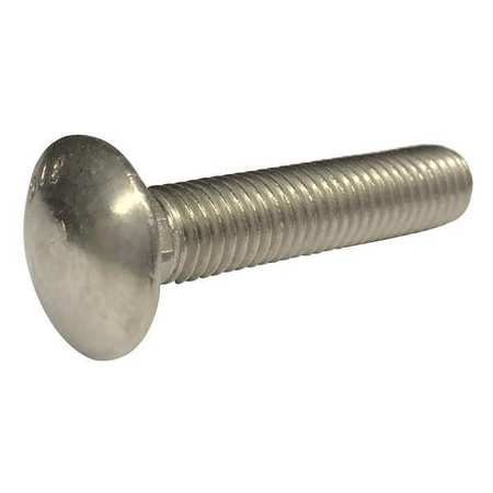 Zoro Select Carriage Bolt, 3/8-16x1 3/4 L, Pk25 1VE20