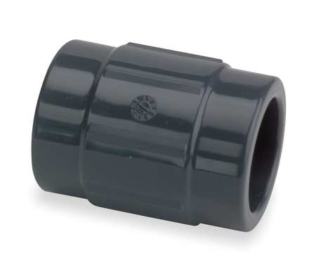 ZORO SELECT PVC Coupling, FNPT x FNPT, 4 in Pipe Size 830-040