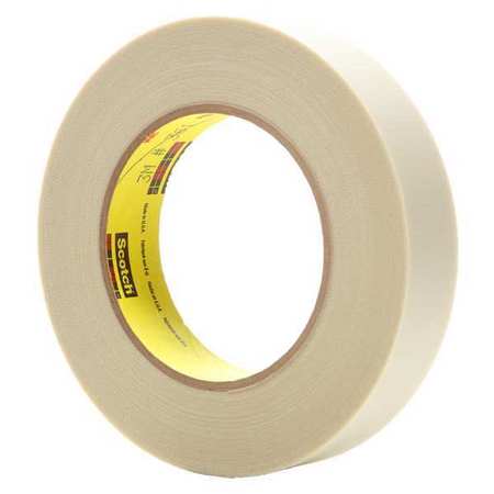 3M Cloth Tape, 1 In x 60 yd, 7.5 mil, White 361