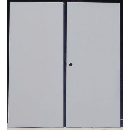 CECO Flush Double Door, RHR, 84 in H, 72 in W, 1 3/4 in Thick, 16 Gauge Steel, Type: 2 OI 18CRS 6070 F RHRA C1 LC1 BU-CU