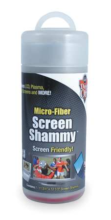 FALCON Screen Shammy, Cloth, 7 3/4Hx2 3/4W In MCSS