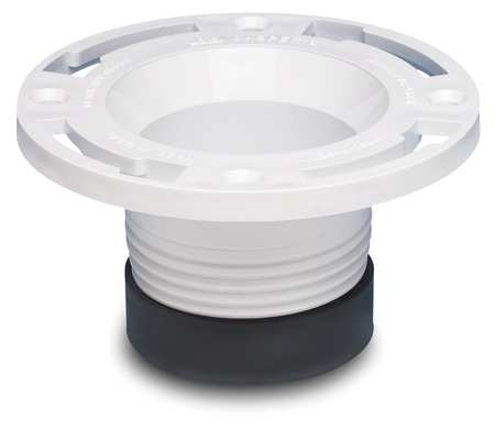 Oatey Flange, Twist-N-Set(R), Closet, 3 In, PVC 43654