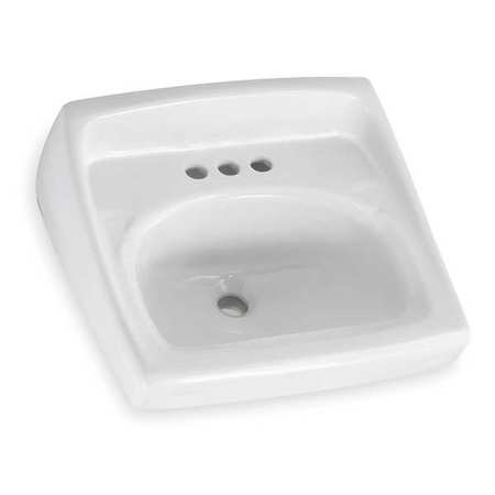 American Standard Bathroom Sink, 18-1/4 In. W, 12-1/8 In. H 0355012.020