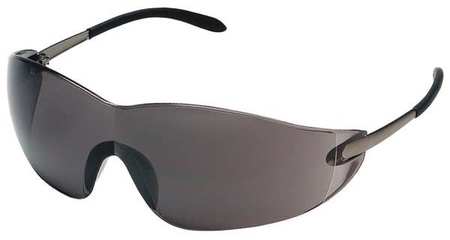 CONDOR Safety Glasses, Gray Scratch-Resistant 1VT97