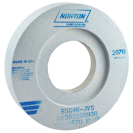 NORTON ABRASIVES Grinding Wheel, 12x2x5, Rec 2/S 7.5x1/2, CA 66253209930