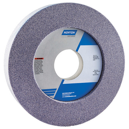 NORTON ABRASIVES Grinding Wheel, 12x2x3, Rec 2/S 7.25x1/2 66253263348