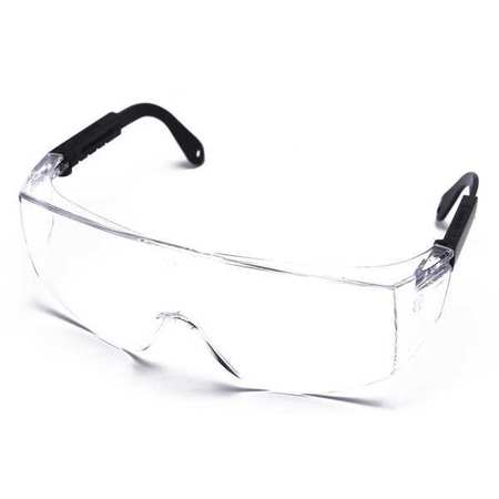 CONDOR Safety Glasses, Clear Uncoated 1VW15