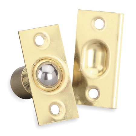 Zoro Select Grab Catch, Pull-to-Open, Ball, Catch/Latch Finish: Brass 1VZX9