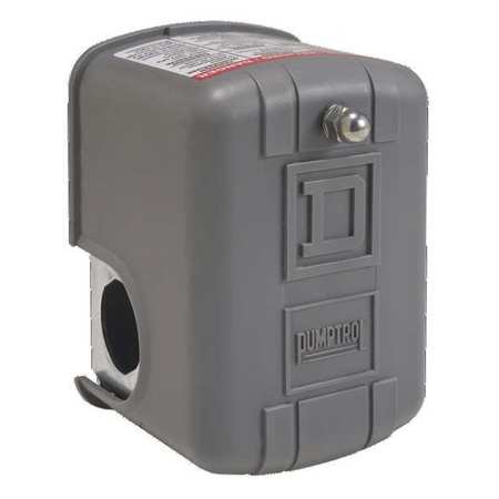 Telemecanique Sensors Pressure Switch, (1) Port, 1/4 in FNPS, DPST, 40 to 150 psi, Standard Action 9013FHG12J52