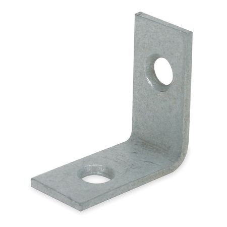 ZORO SELECT Corner Brace, Steel, 1/2 W x 1 In L, PK2 1WDD9