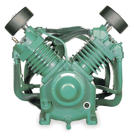 SPEEDAIRE Air Compressor Pump, 10 hp, 15 hp, 2 Stage, 4 qt Oil Capacity, 4 Cylinder RV2-15A-P04