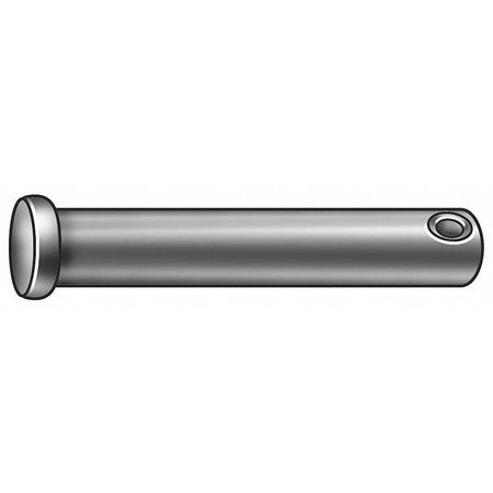 ZORO SELECT Clevis Pin, Steel, 0.50x1 23/64L, PK10 WWG-CLPSAE-006