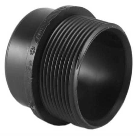 Zoro Select Adapter, 1-1/2 In MNPT x Spigot 1WJL9