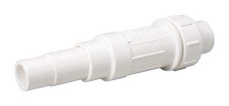 Zoro Select PVC EZ Span Repair Coupling, Solvent x Solvent, 1-1/2 in Pipe Size 160-507