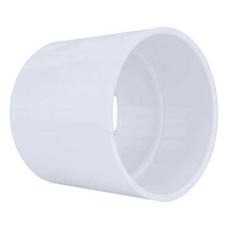 ZORO SELECT PVC Coupling, Hub, 6 in Pipe Size 1WKW3