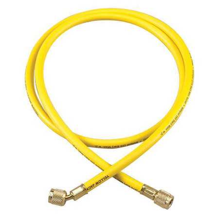 Yellow Jacket Charging/Vacuum Hose, 60 In, Yellow 21060