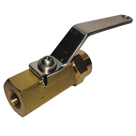 ZORO SELECT 1/4" FNPT Brass Ball Valve Inline 1WML6