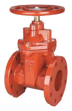 NIBCO Gate Valve, Class 125, 3 In., Flange F619RW 3
