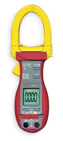 Amprobe Clamp-On Power Quality Meter, Backlit LCD, 600 kW, 1,000 A, Cat III 600V Safety Rating ACD-41PQ