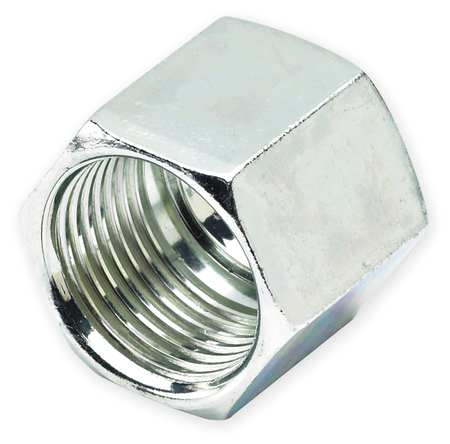 PARKER Nut, Zinc Pltd Steel, Comp, 1/4In 4 BL-S