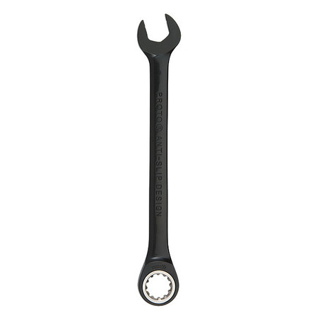 PROTO Black Chrome Combo Non-Reverse Ratcheting Wrench 16 mm-Spline JSCRM16