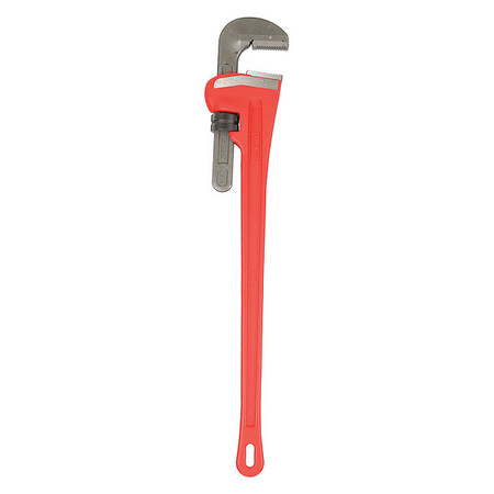 Ridgid Pipe Wrench, Straight, Cast Iron, 60 in L, 8 in Jaw Capacity 60