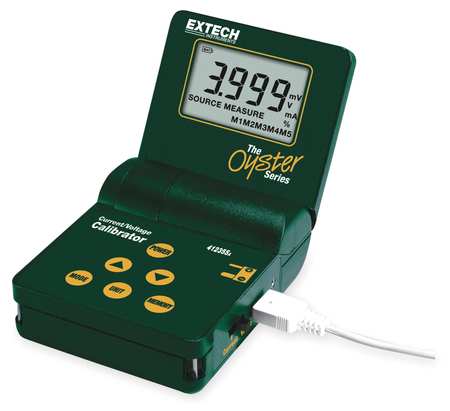 EXTECH Calibrator, 0 to 10VDC, 0 to 24mADC, NIST 412355A-NIST