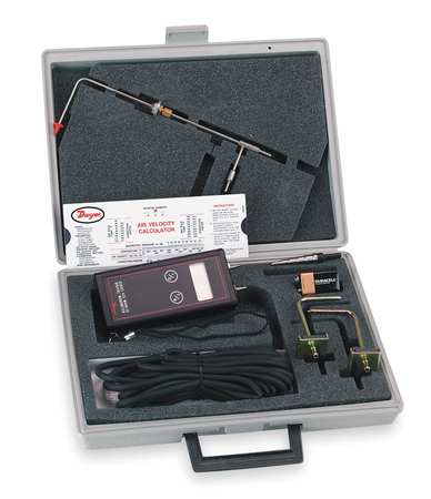 DWYER INSTRUMENTS Handheld Manometer Kit.0 to 20.00 In WC 475-1-FM-AV