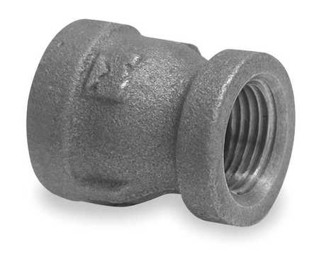 Zoro Select 1/2" x 1/4" Malleable Iron Reducer Class 300 1XKR9