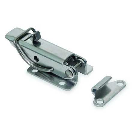 ZORO SELECT Draw Latch, Nonlocking, Passivated, Mounting Hole Dia.: 11/64 in 1XPE3