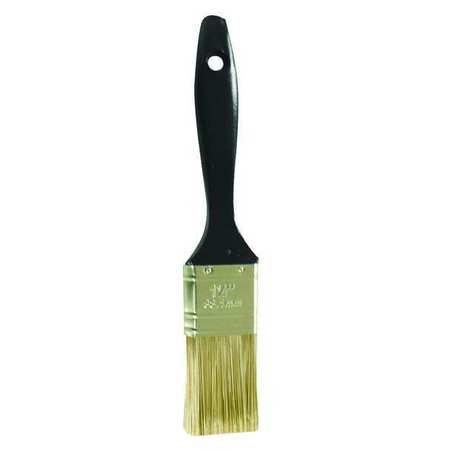 Zoro Select 1-1/2" Flat Sash Paint Brush, Polyester Bristle, Plastic Handle 1XRJ5