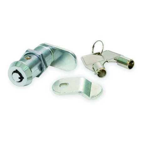 ZORO SELECT Pin Tumbler Keyed Cam Lock, Keyed Different, For Material Thickness 5/8 in 1XRZ1