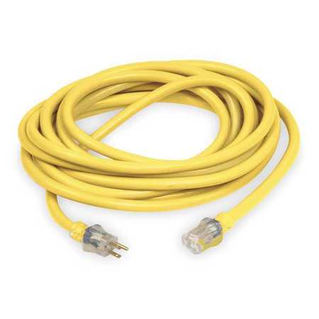 Power First 25 ft. 10/3 Lighted Extension Cord SJTW 1XUP7