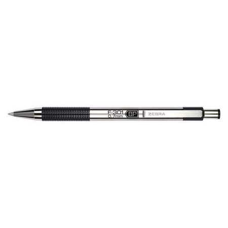 Zebra Pen Retractable Ballpoint Pen, Fine 0.7 mm, Black 27111