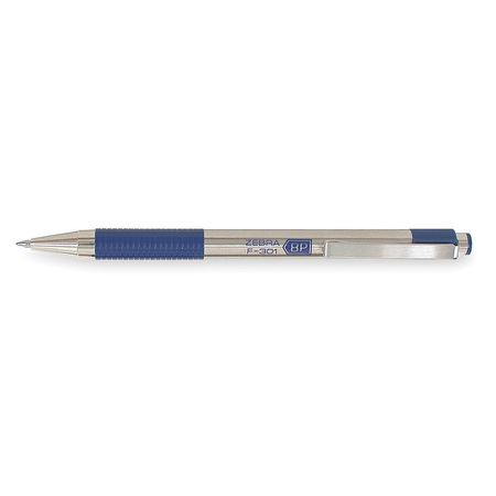 Zebra Pen Retractable Ballpoint Pen, Medium 1.0 mm, Blue 27221