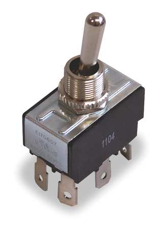 IDEAL Toggle Switch, DPDT, 10A @ 250V, QuikConnct 774003