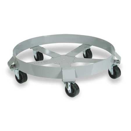 Zoro Select Drum Dolly, 1250 lb., 6-1/2 In H, 55 gal. 1XWA1