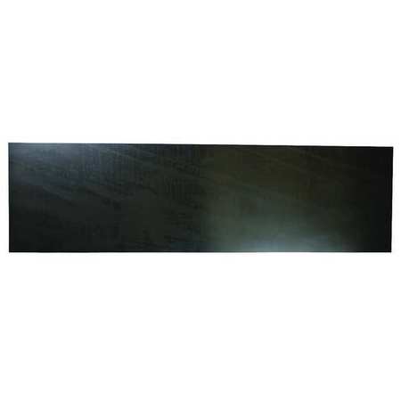 Zoro Select 1/32" Comm. Grade Neoprene Rubber Strip, 6"x36", Black, 40A BULK-RS-N40-883