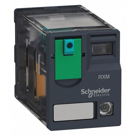 Schneider Electric General Purpose Relay, 24V DC Coil Volts, Square, 14 Pin, 4PDT RXM4AB2BD